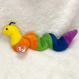 Ty Beanie Baby Inch the Inch Worm Plush Toy
